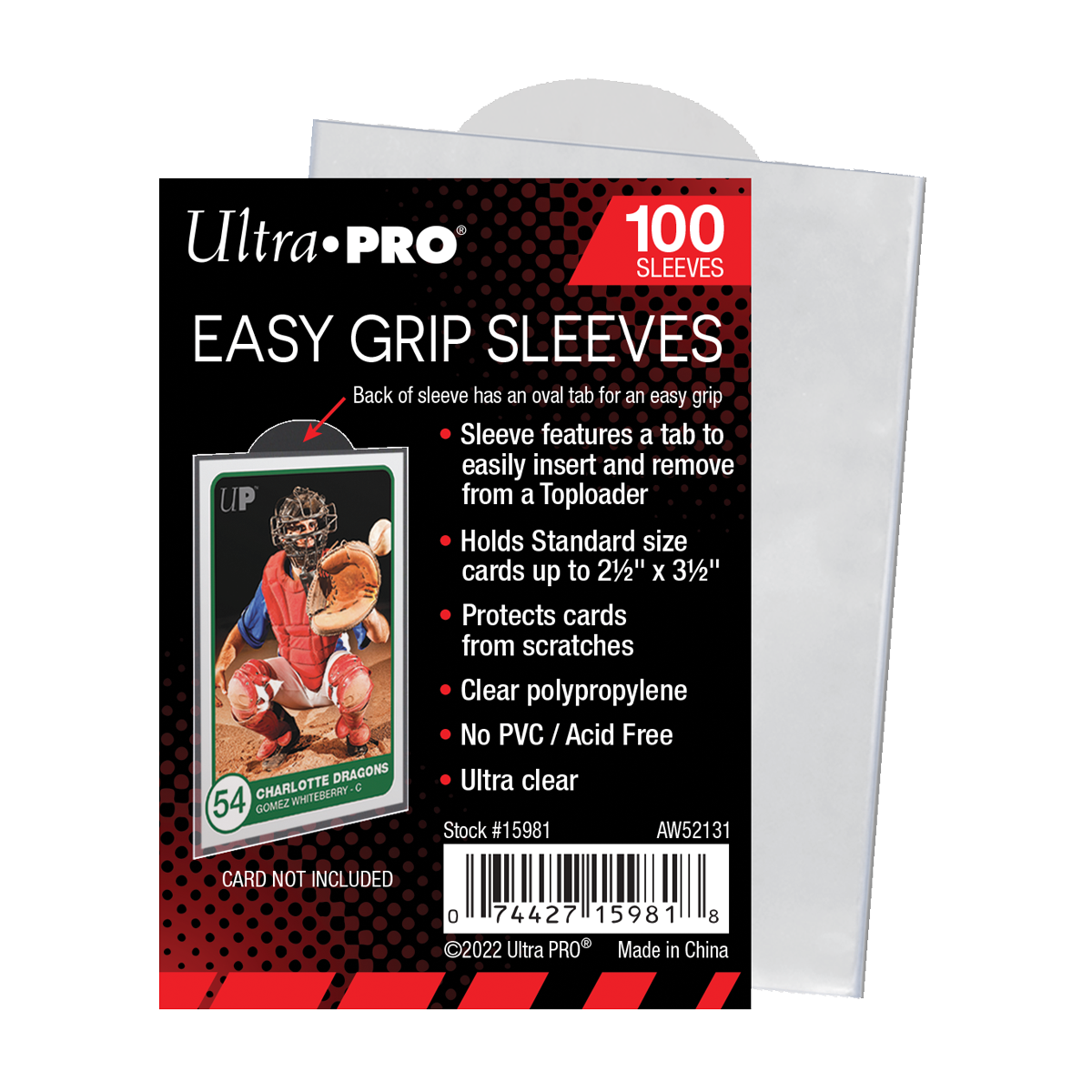 Ultra PRO Easy Grip Card Sleeves – pack front