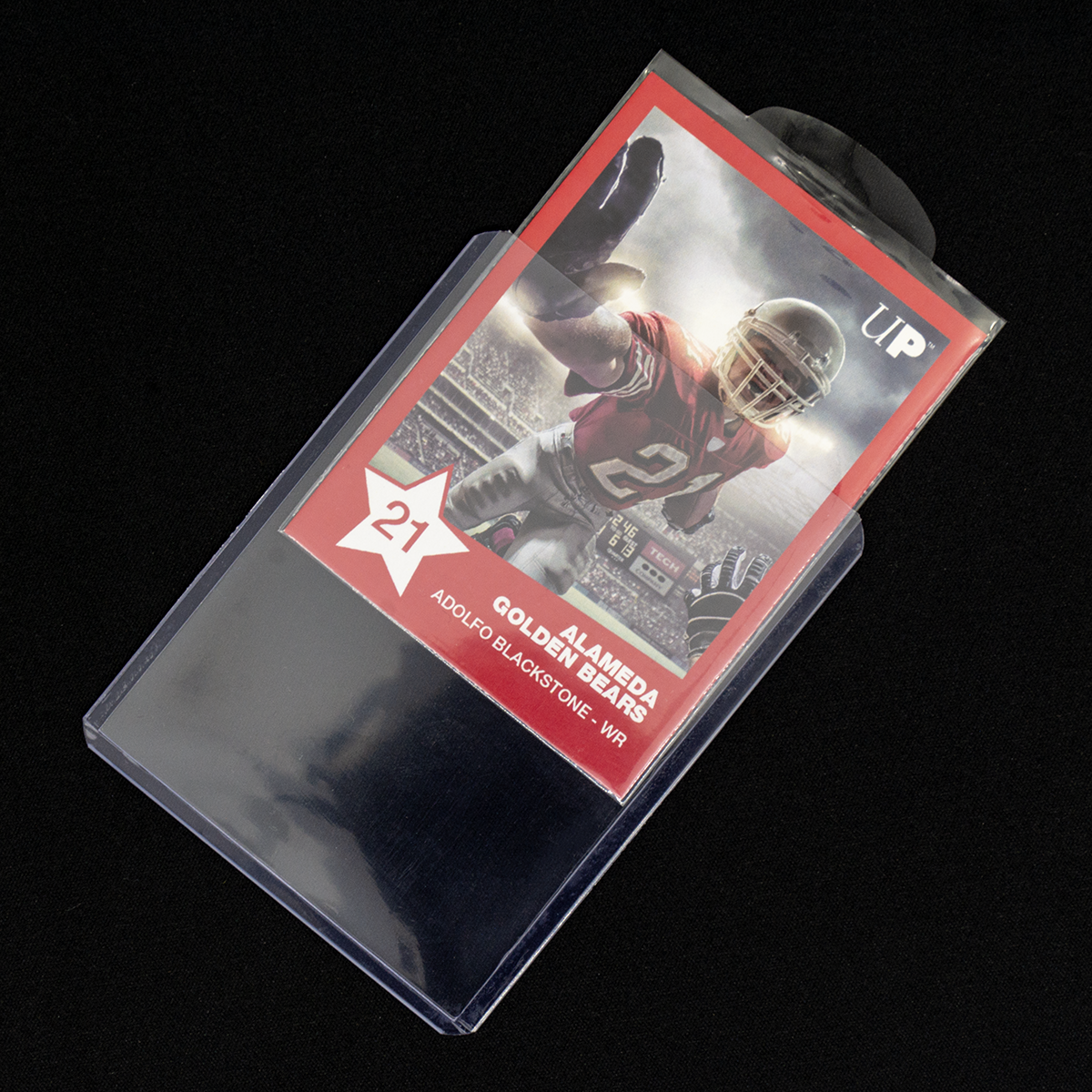 Ultra PRO Easy Grip Card Sleeves – card half inserted