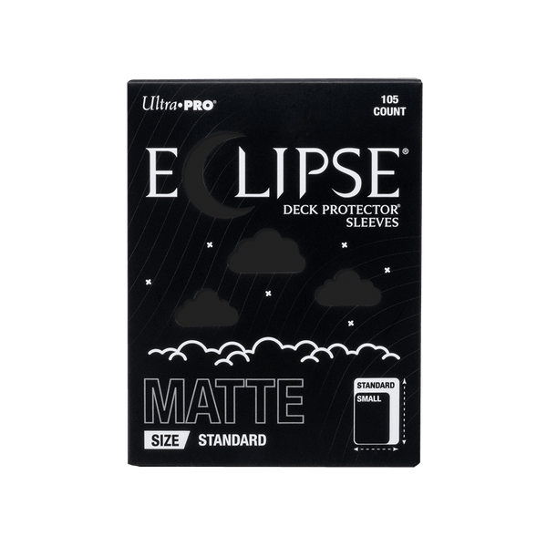 Ultra PRO Eclipse Matte Deck Protector Sleeves, Jet Black – box front