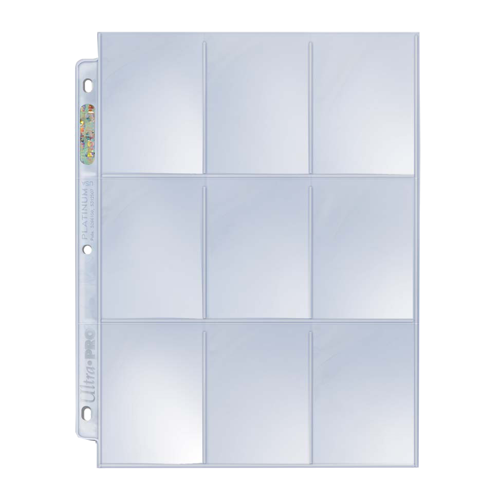 Ultra PRO Platinum Series 9-Pocket Pages, 100 Count – image 1