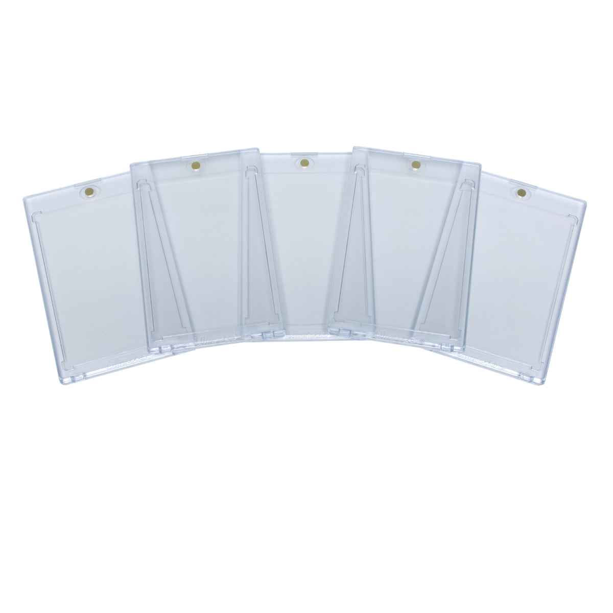 Ultra PRO One-Touch Magnetic Card Holders 35pt UV, 5 Count – empty holders spread