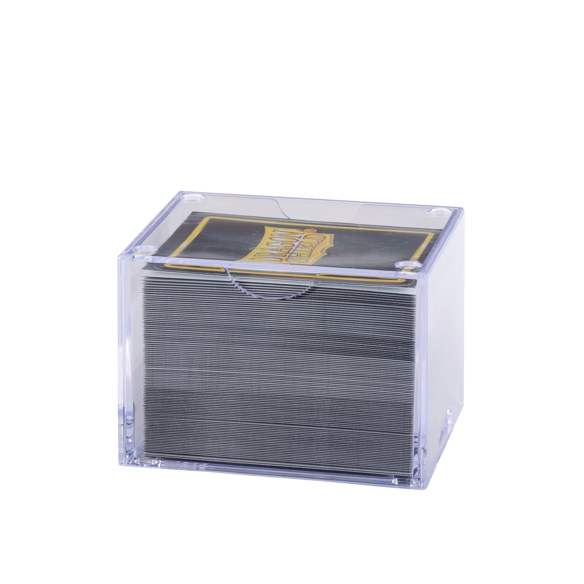 Dragon Shield Strongbox Deck Box Clear – with cards
