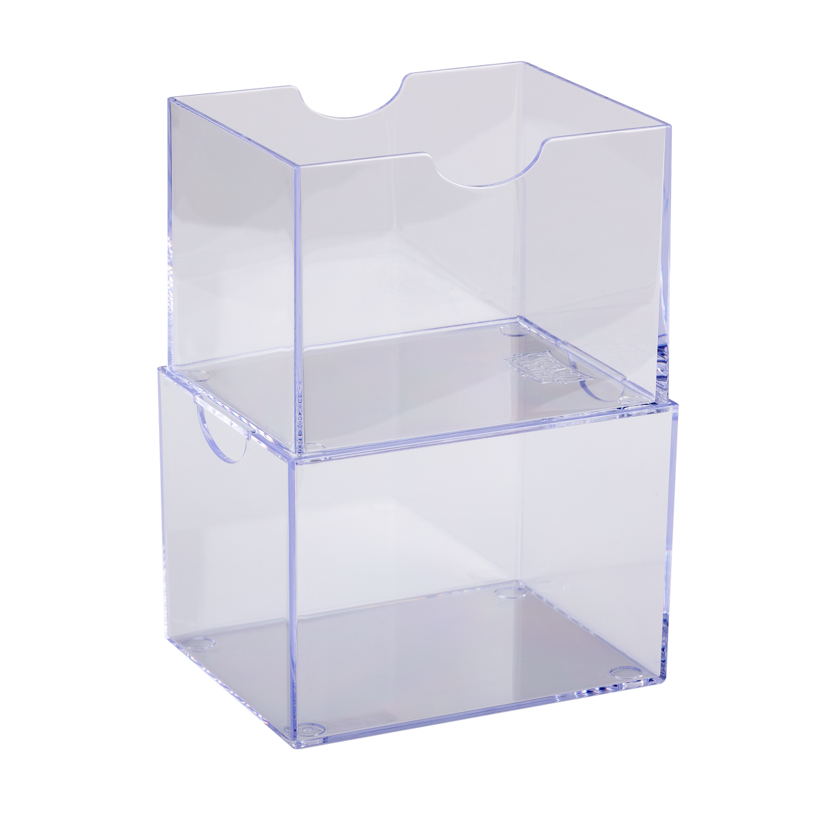 Dragon Shield Strongbox Deck Box Clear – stacked