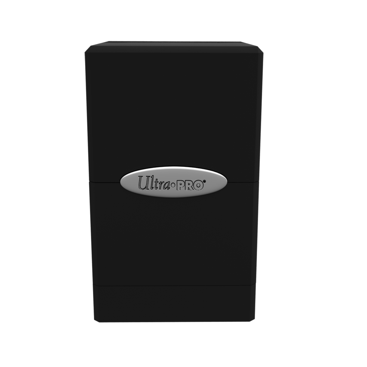 Ultra PRO Classic Satin Tower Deck Box Jet Black – front