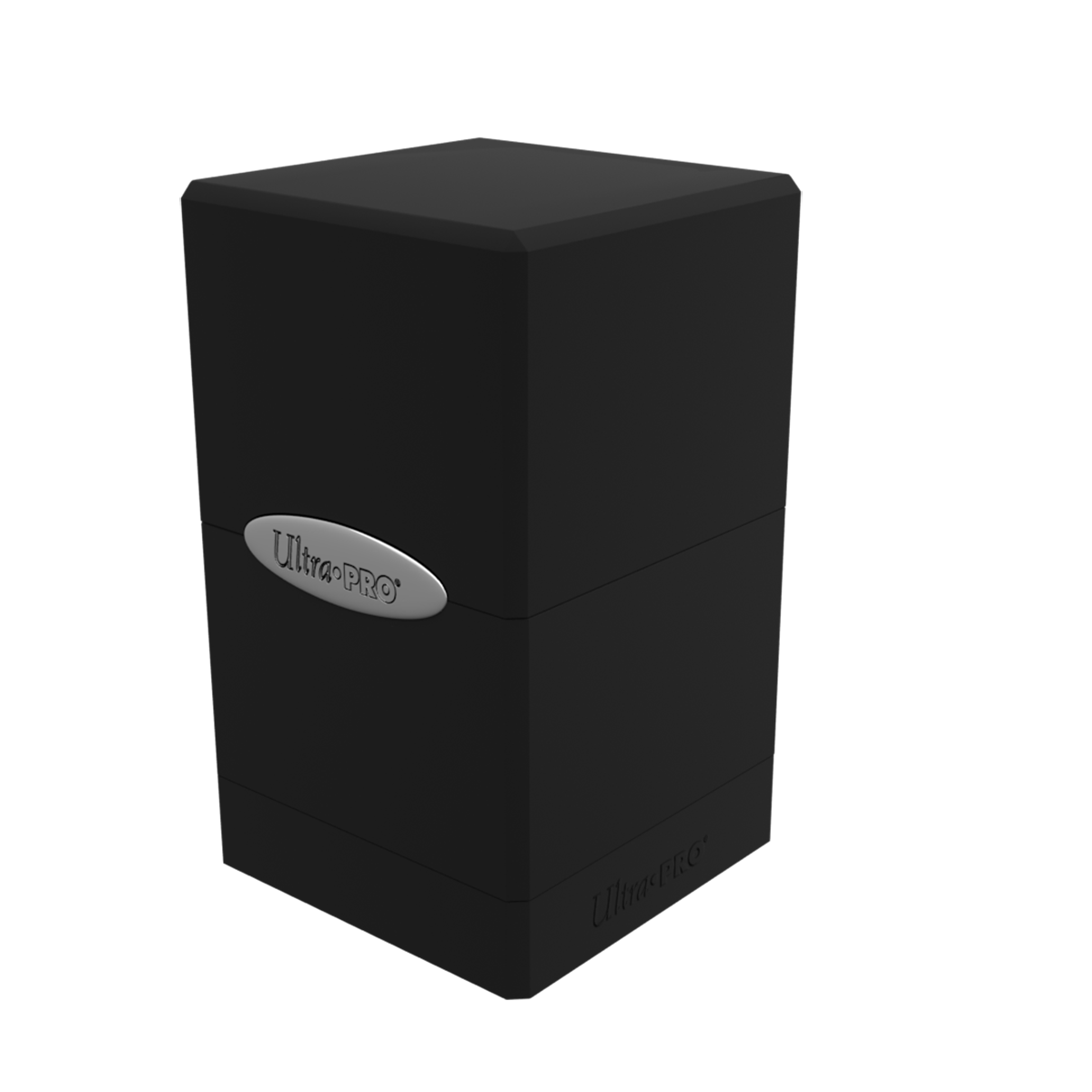 Ultra PRO Classic Satin Tower Deck Box Jet Black – side