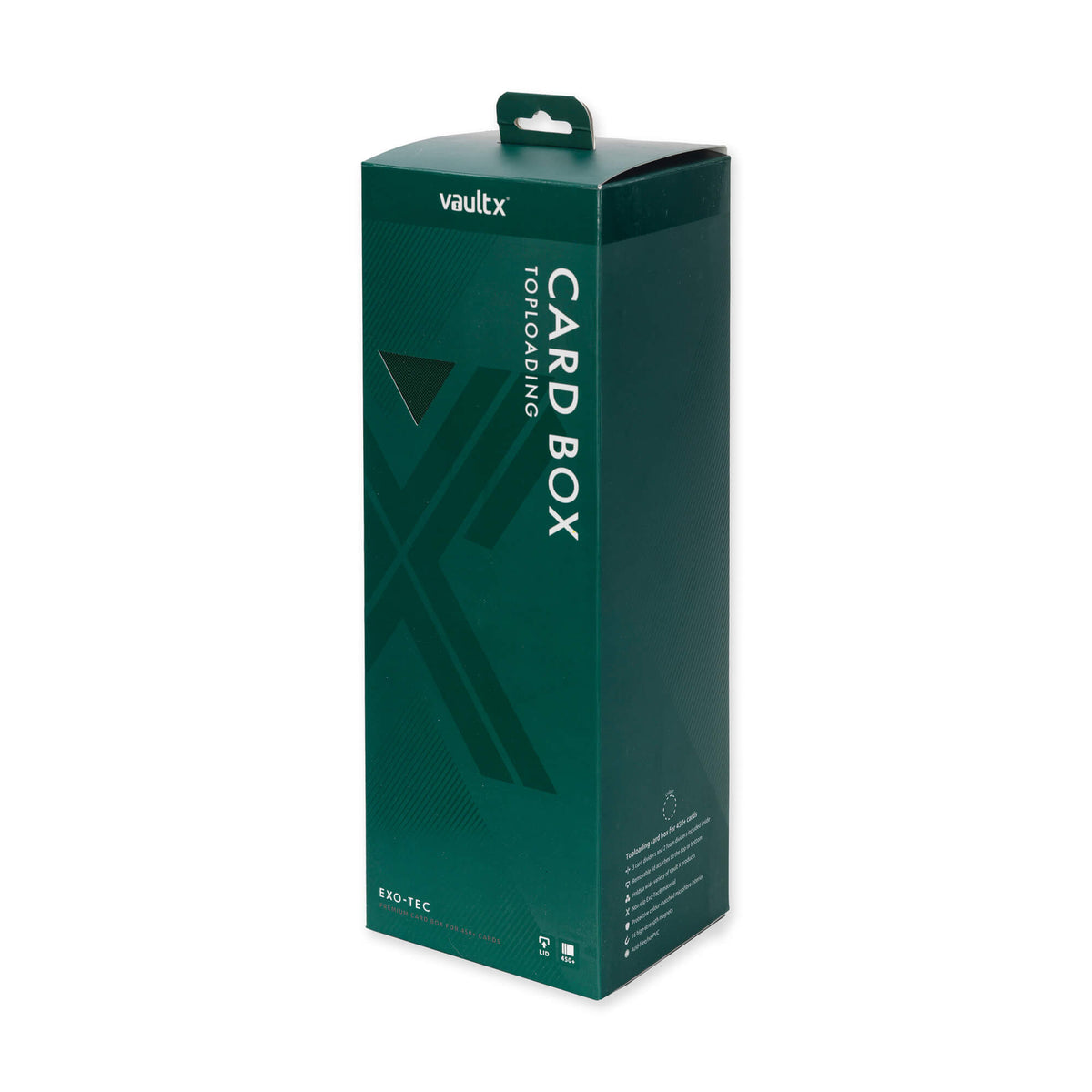 Vault X Exo-Tec Card Box 450+ Forest Green – packaging